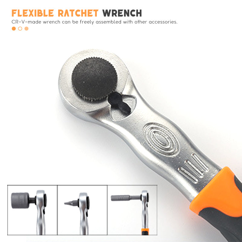Household Combination Screwdriver Ratchet Multi-Purpose Screwdriver