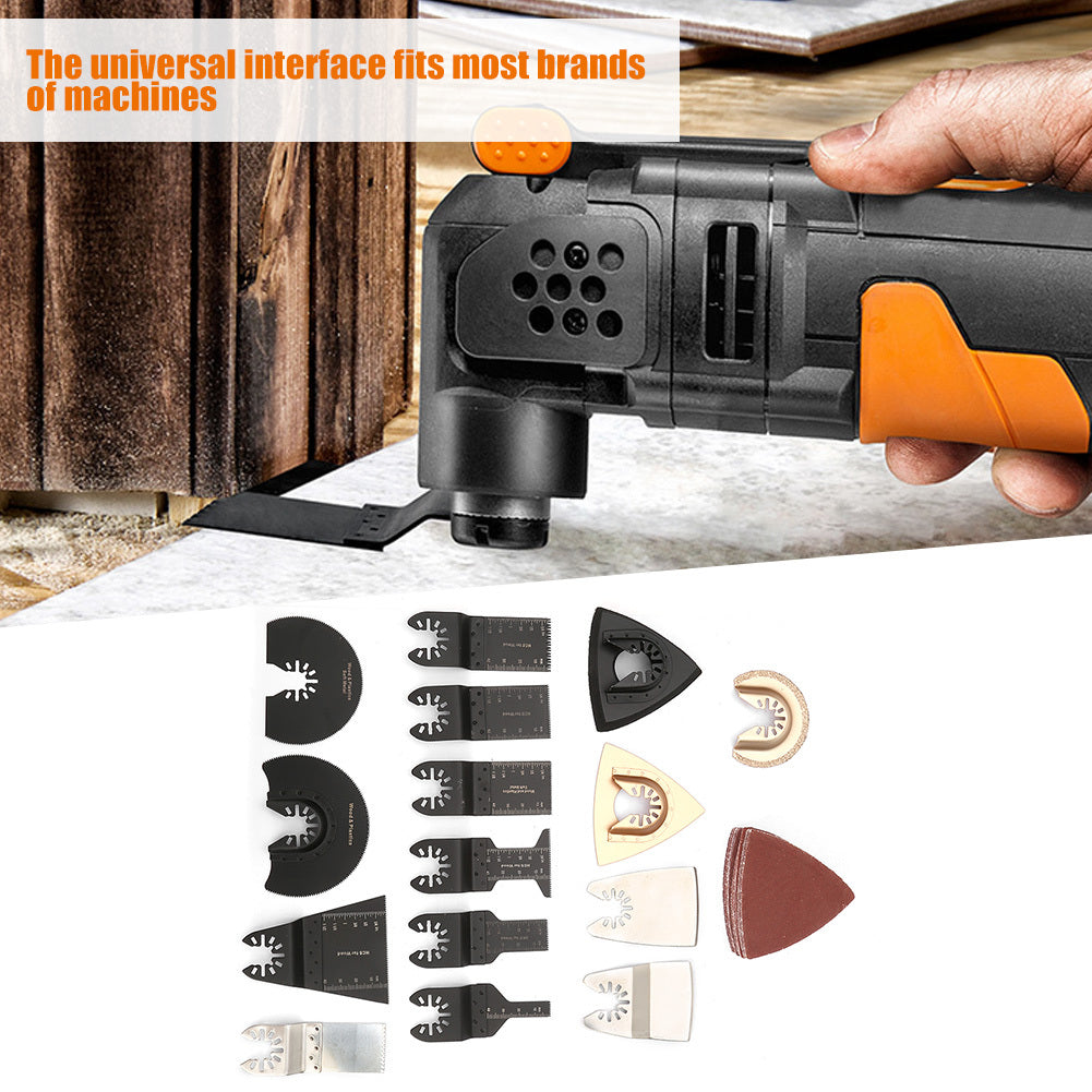 40pcs/set Saw Blade Cutter Oscillating Multi Tool Replacement Accessories