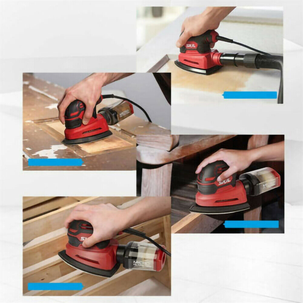 40 X Sanding Sheets Hook And Loop Mouse Sanding Pads Sander Paper Triangle Discs