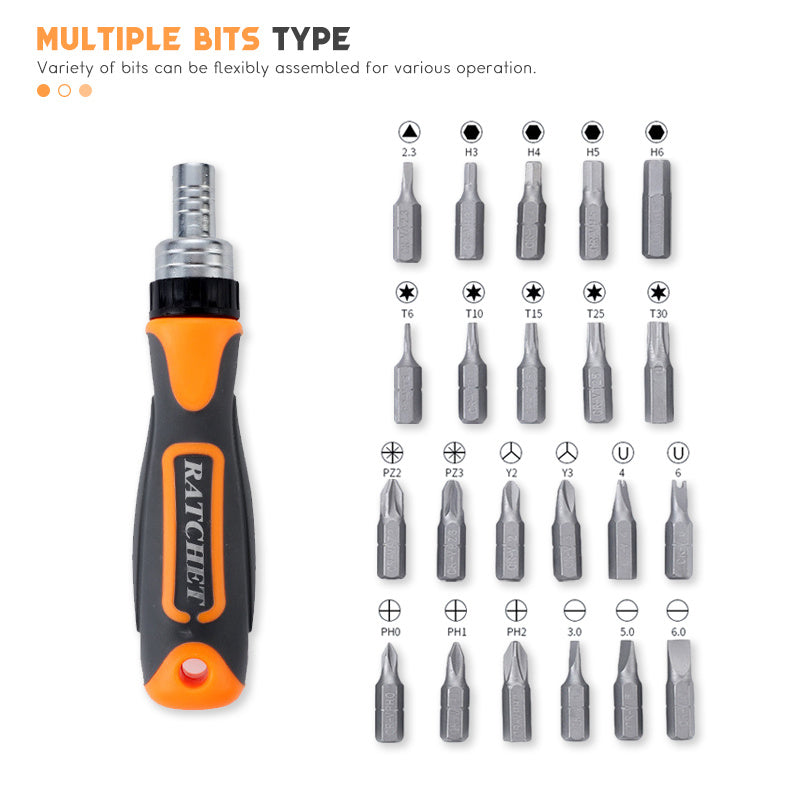 Household Combination Screwdriver Ratchet Multi-Purpose Screwdriver