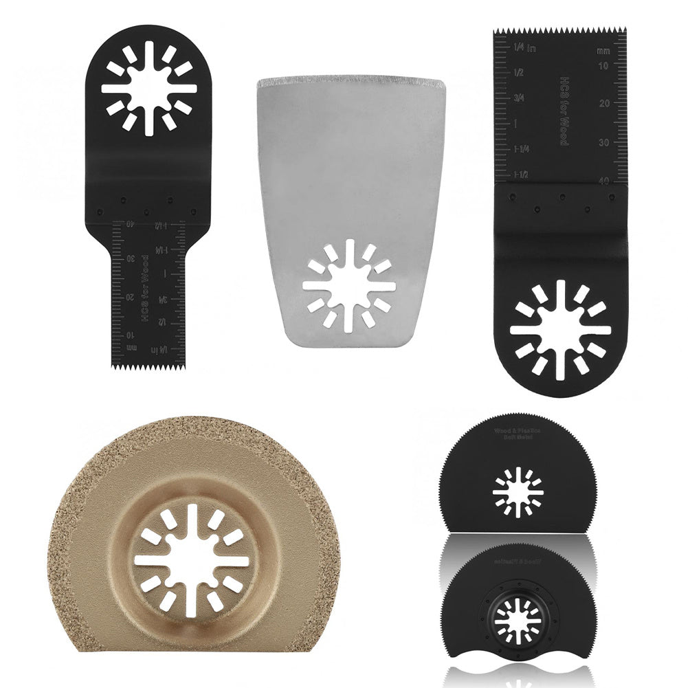 100pcs Saw Blades Oscillating Multi Tool Accessories Kit for Home DIY