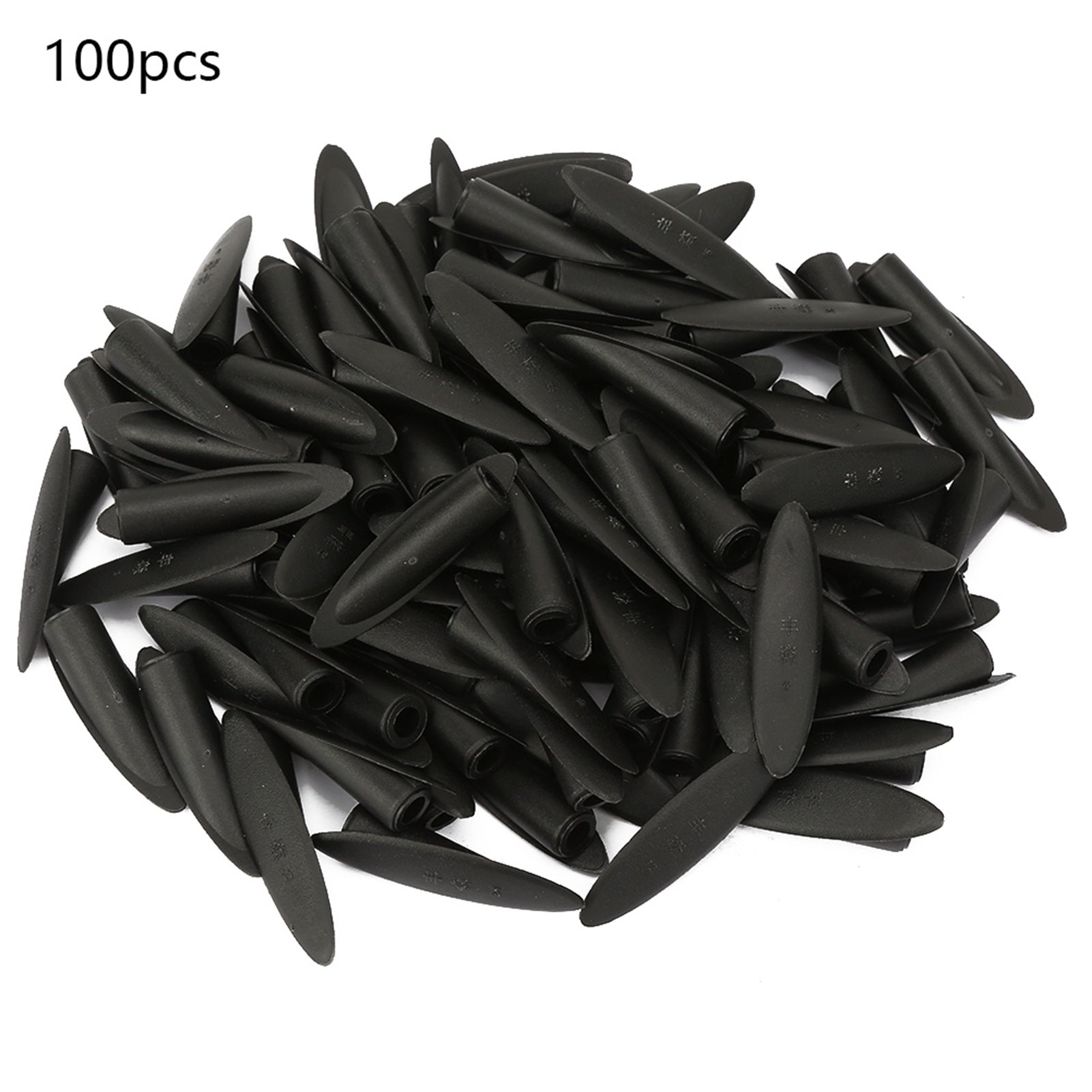 100pcs 9.5mm Wood Plugs for Pocket Hole Jig Wood Working Tool Accessories(black)