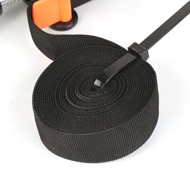 Woodworking Quick Adjustable Band Clamp Polygonal Clip 90 Degres Multifunction Belt Clamping Tools 4M Pure Nylon Strap Clip