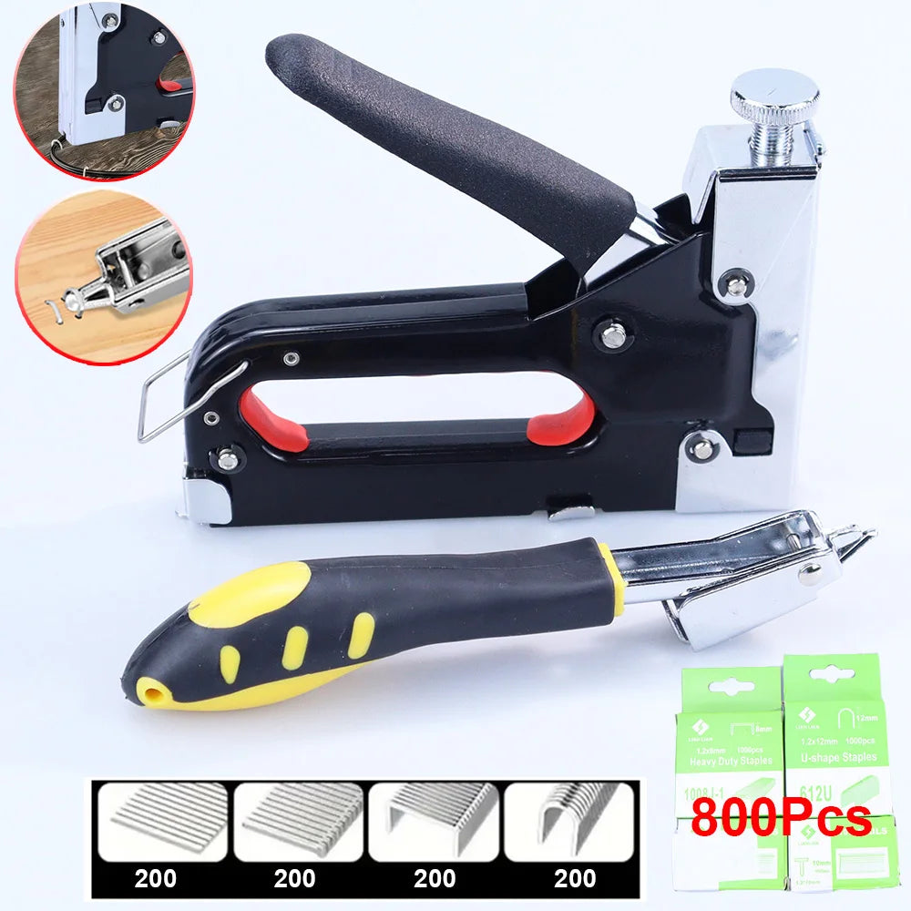 Manual Nailing Gun, Light duty Home Use  DIY Nailing Gun Air Nail Woodworking Special Direct Staple Book Carpentry Tools