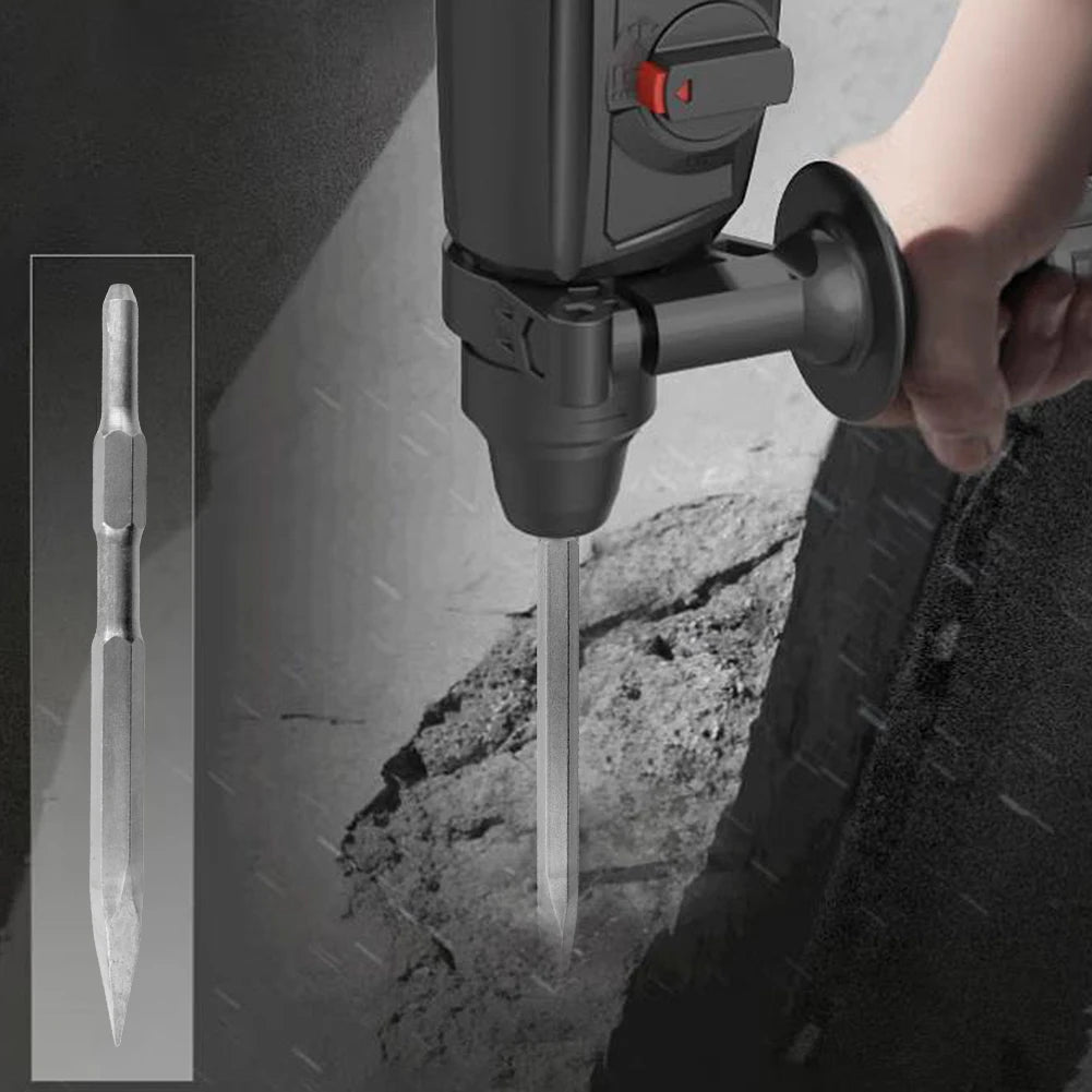 SDS PLUS Shank Chisel 280mm Point Flat Wide Flat Electric Hammer Drill Chisel Tool for Wall Concrete Impact Widening Drill Bit