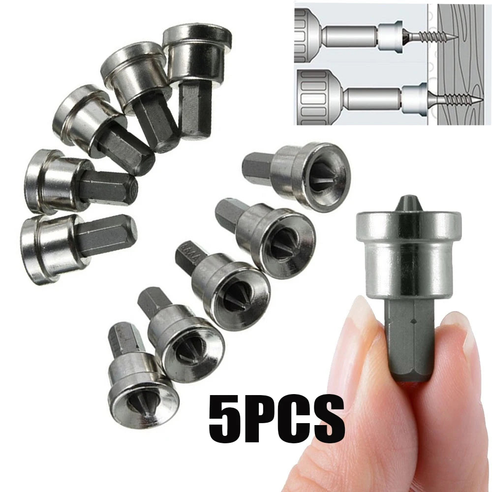 5PCS Plasterboard Drywall Screwdriver Bits Ph2 Screw Drive Tools