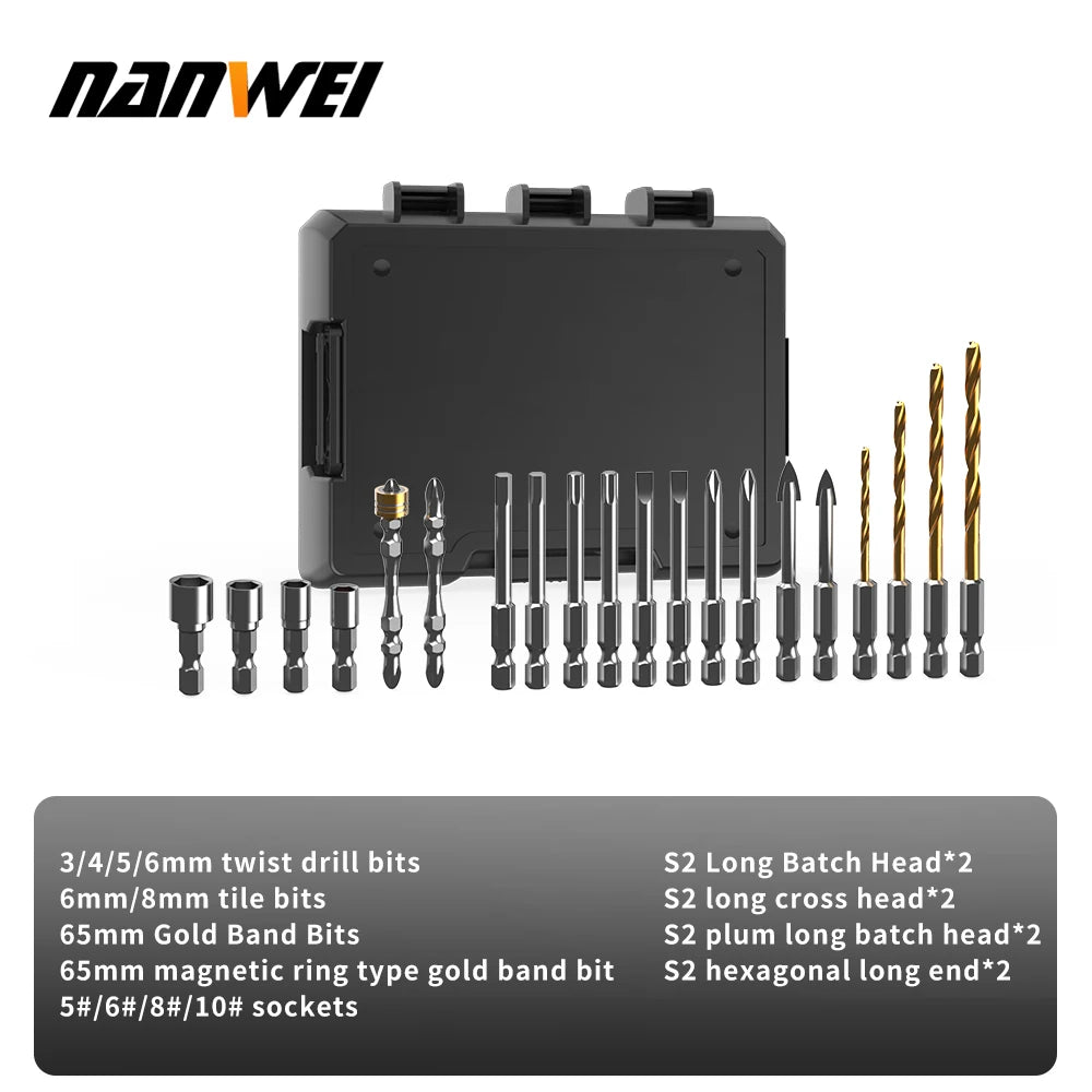 Deluxe Screwdriver Case Home Work Screw Repair Kit Multifunction