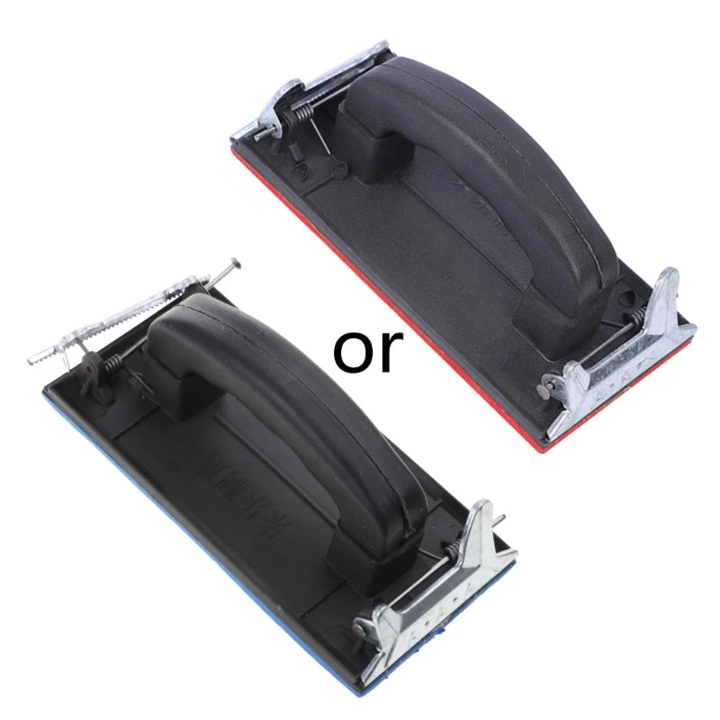 Manual Sanding Block Sandpaper Machine Hand Grinding Holder Handheld Polisher