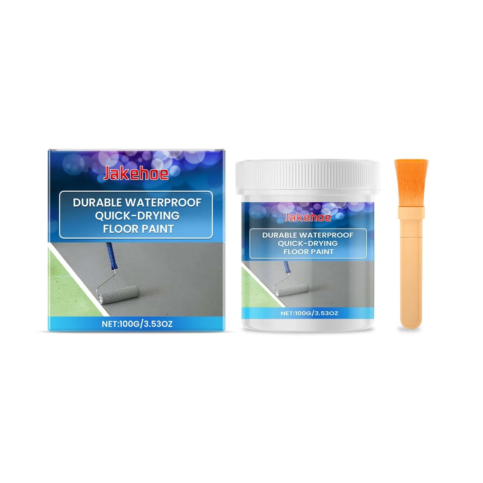 Indoor and outdoor cement floor waterproof quick drying convenient gray floor paint