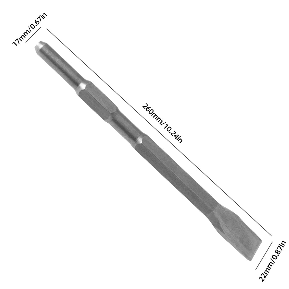 SDS PLUS Shank Chisel 280mm Point Flat Wide Flat Electric Hammer Drill Chisel Tool for Wall Concrete Impact Widening Drill Bit