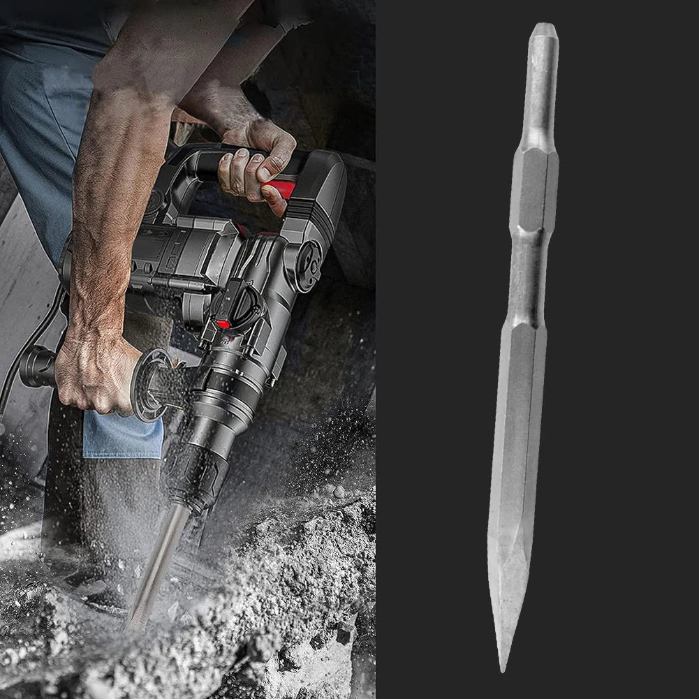 SDS PLUS Shank Chisel 280mm Point Flat Wide Flat Electric Hammer Drill Chisel Tool for Wall Concrete Impact Widening Drill Bit
