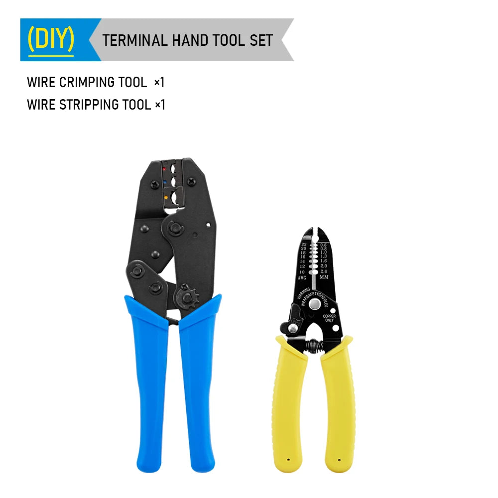Crimping Tool Set Pressed Pliers Electrician Tools Electrical Terminals Clamp Electronics Pressing Connector Hand