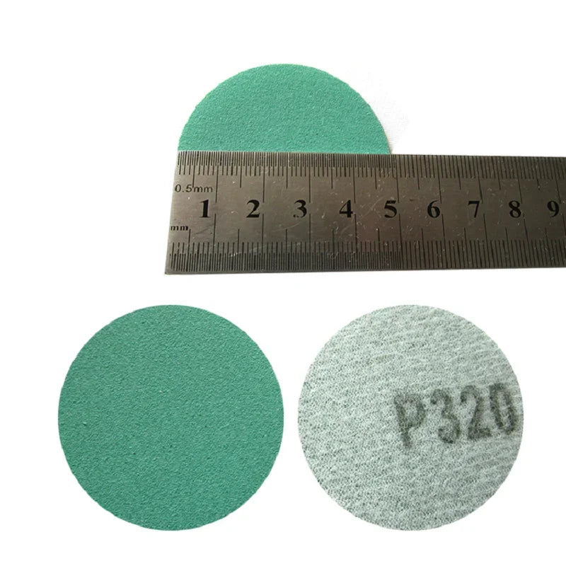 Sanding Discs 2 Inch PET Film 50MM Hook Loop Wet Dry Sandpaper for Random Orbital Sander Woodworking Car Polishing Finishing