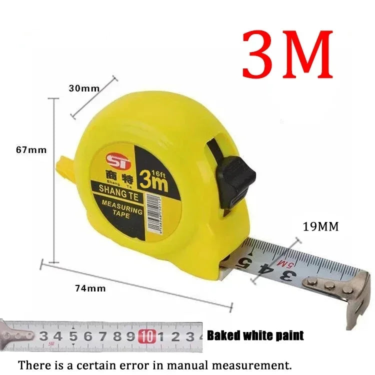 3m/5m/10m Tape Measure Metric Steel Measuring Ruler Distance Measuring Tool Meter Ruler Steel Tape Length Metal Measuring Tools