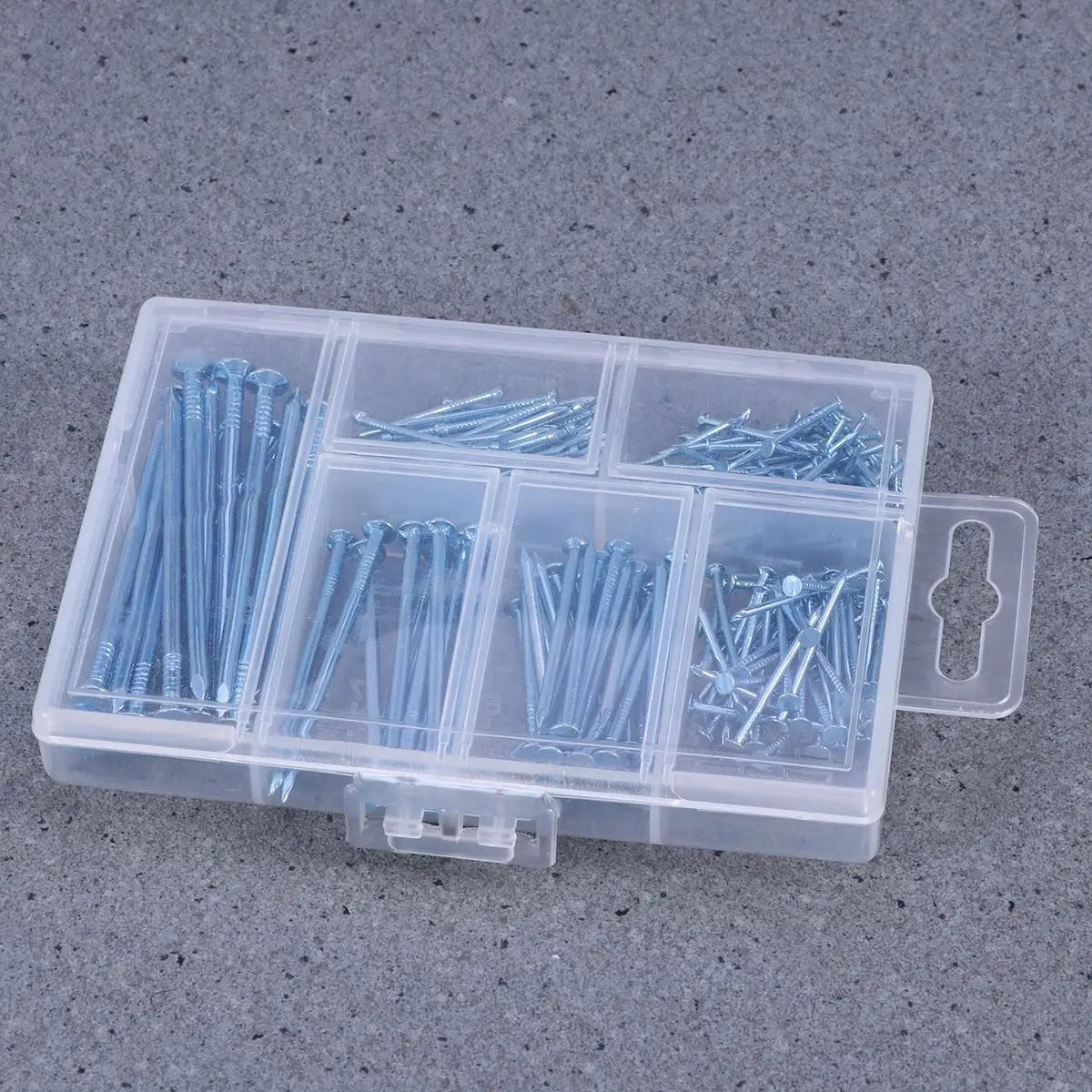 240 Pcs Brad Nails Nails Nails Round Head Nails Galvanized Brad Nails Picture Hanging Nail Assortment Kit Hardware Tools