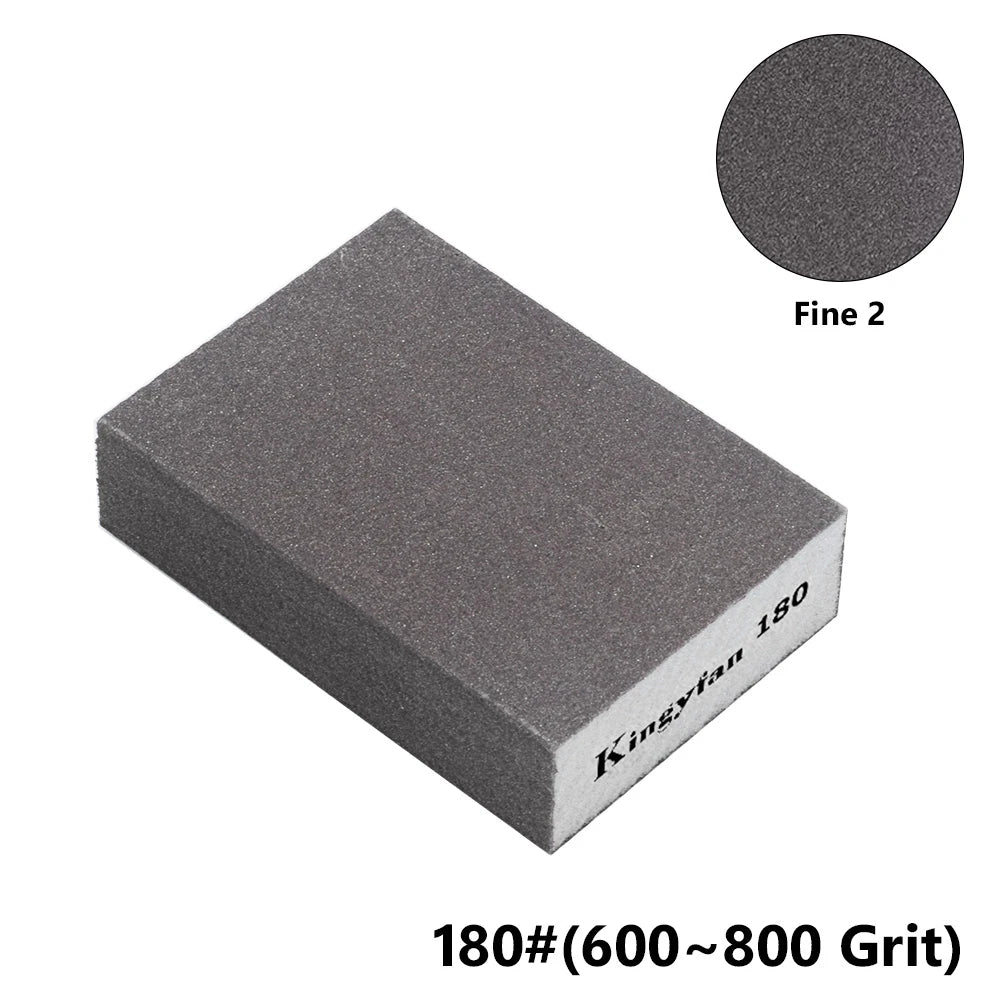 60 80 100 120 180 220# Sanding Sponge Polishing Sand Blocks Brush Cleaner Metal Derusting Washable Kitchen Sandpaper Model Paint