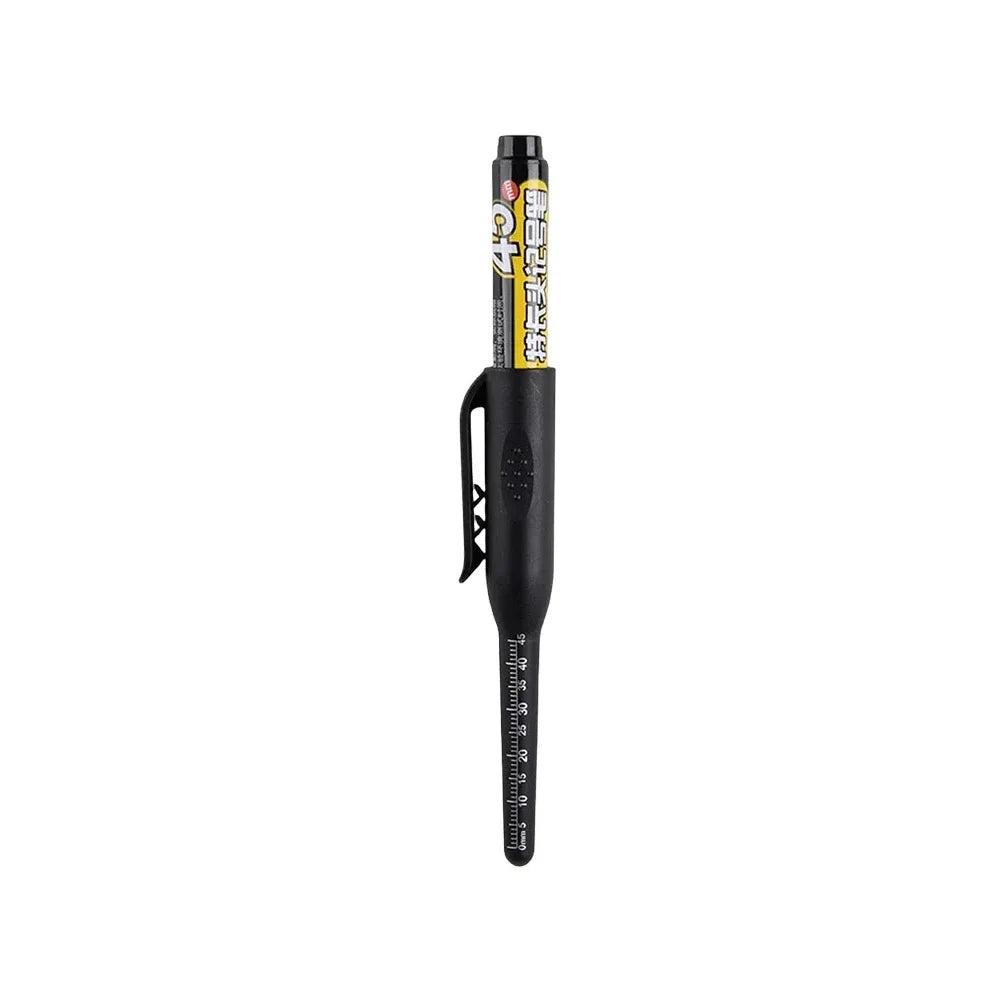 45mm Waterproof Deep Hole Marker Pens Long Nib Head Carpenter Pen Black/Blue/Red Ink for Multi-Purpose Woodworking Hand Tools