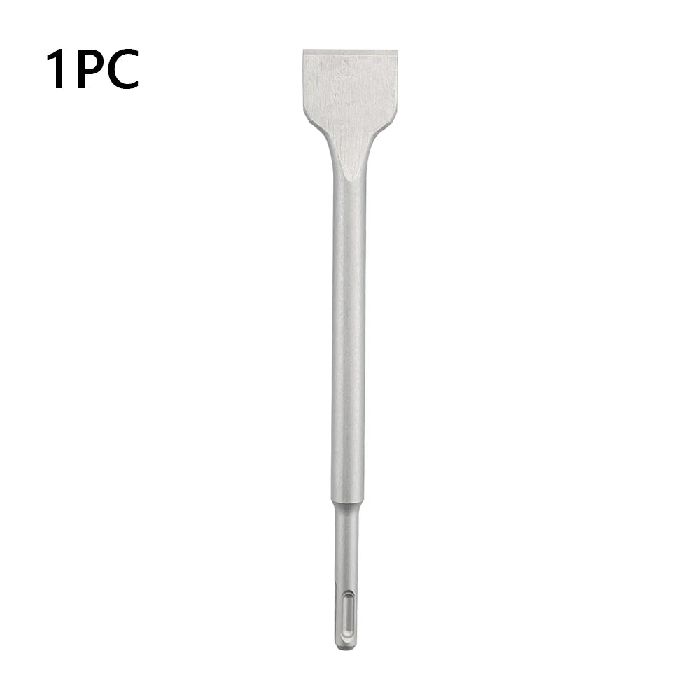 250mm Chisel Set SDS Plus Shank Electric Hammer Drill Bit Point Groove Flat Chisel Masonry Tools for Concrete Brick Wall Rock