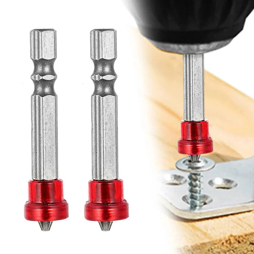 4PCS Power Screwdriver Bits, Plasterboard Screws, Magnetic Ring Placement Single Head Hand Tool, 1/4 Hex Shank Durable
