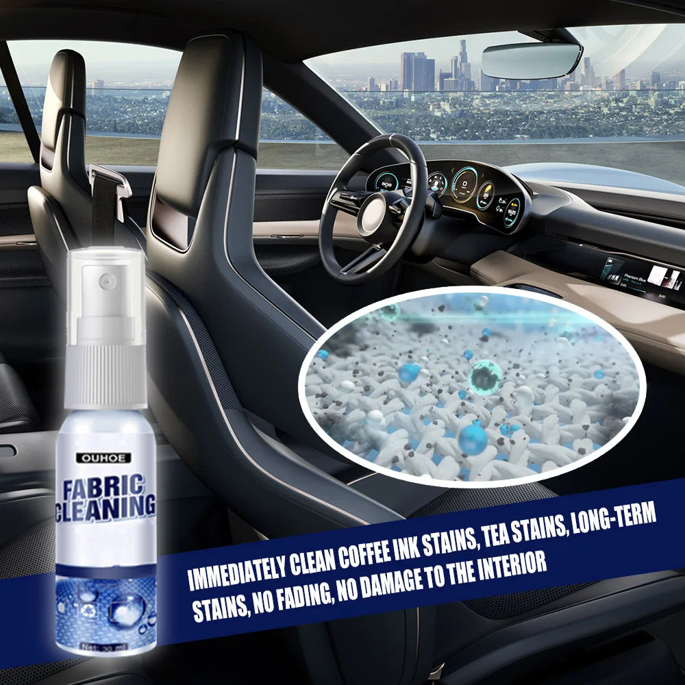 Car Interior Cleaning Roof Dash Cleaning Tool Agent Leather Ceiling Fabric Flannel Cleaning Spary Auto Washing Accessories