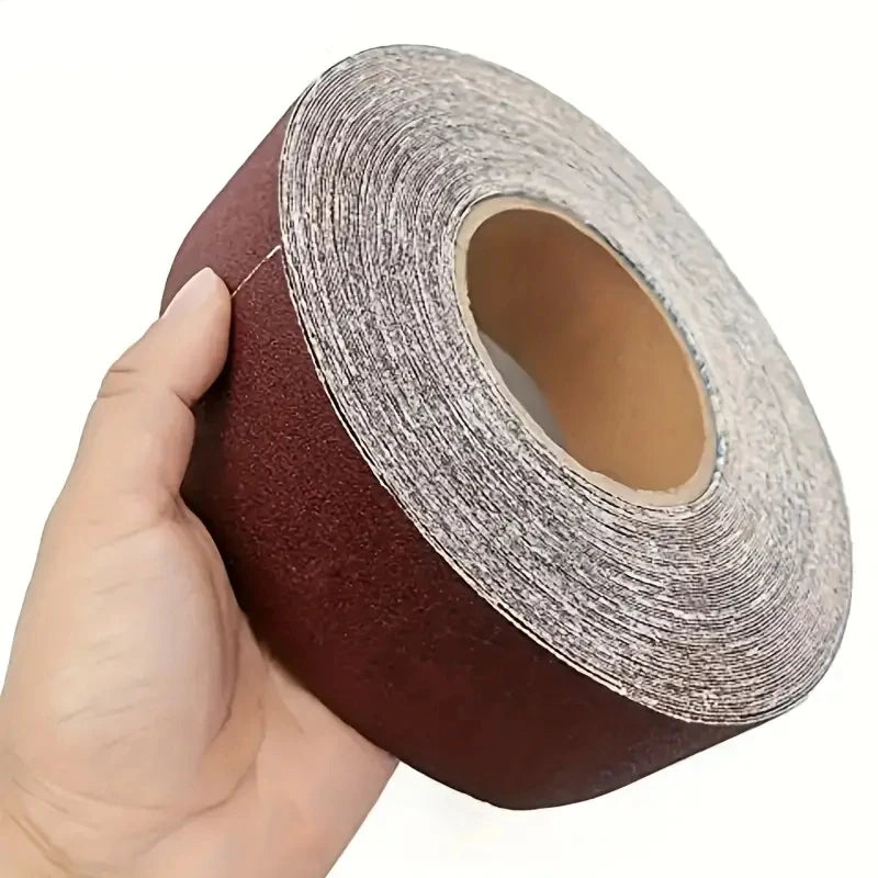 6m Emery Cloth Roll, Abrasive Cloth Roll, Sanding Paper Roll, Sanding Belt Used For Metal Wood Glass Polishing Polishing Tool