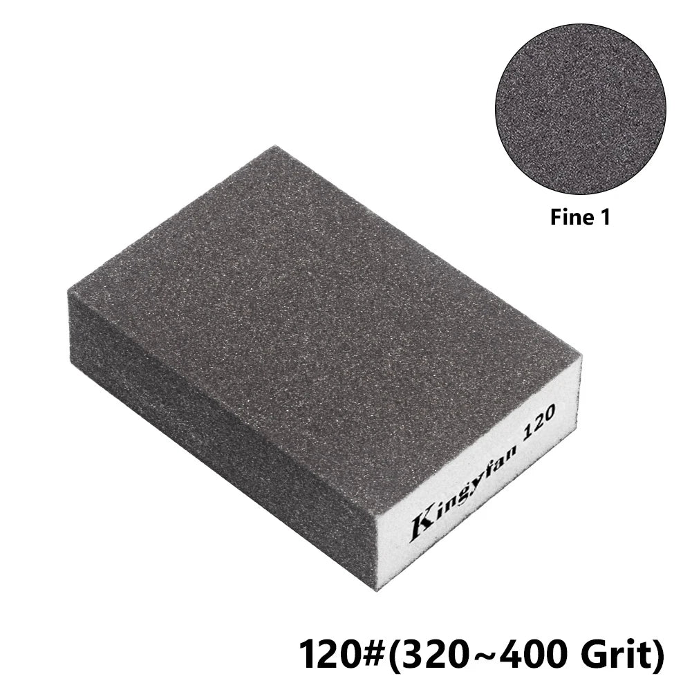 60 80 100 120 180 220# Sanding Sponge Polishing Sand Blocks Brush Cleaner Metal Derusting Washable Kitchen Sandpaper Model Paint