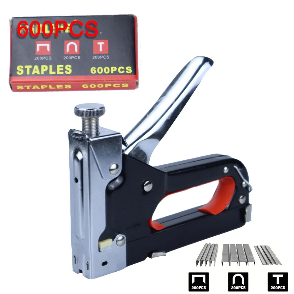 Manual Nailing Gun, Light duty Home Use  DIY Nailing Gun Air Nail Woodworking Special Direct Staple Book Carpentry Tools
