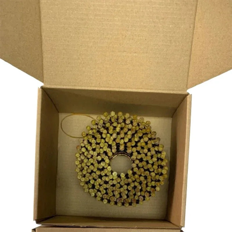 2-3/4  Inch Collated Wire Coil Siding Nails 15-Degree Full Round-Head Colored Coating Pallet Nails For Rough Nailing Pallet