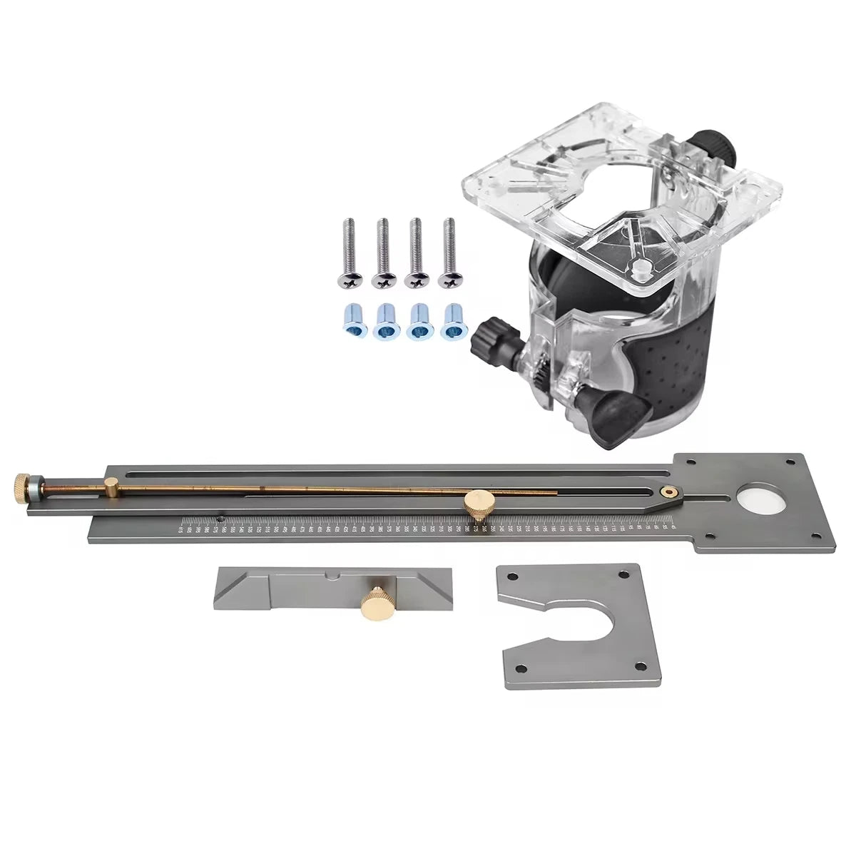 Circle Cutting Jig For Electric Hand Trimmer Wood Router Milling Circle Slotting Trimming Machine DIY Woodworking Tools