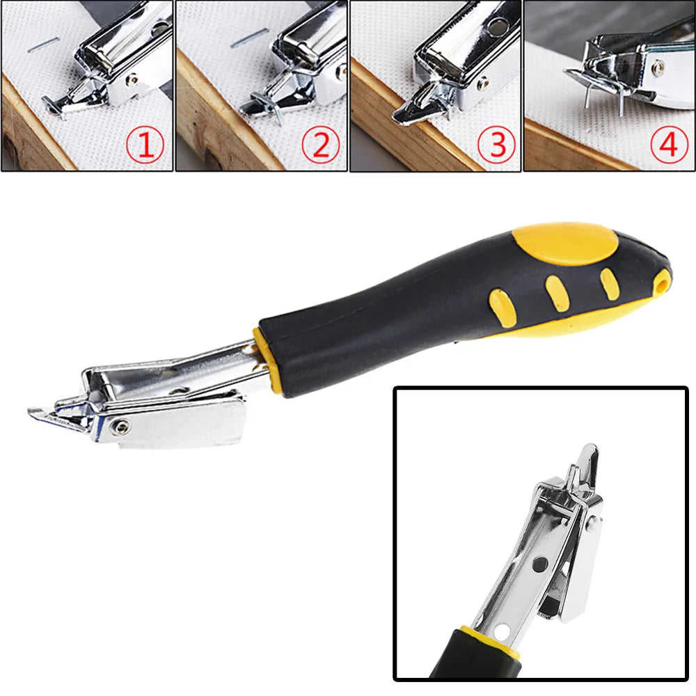 Manual Nailing Gun, Light duty Home Use  DIY Nailing Gun Air Nail Woodworking Special Direct Staple Book Carpentry Tools