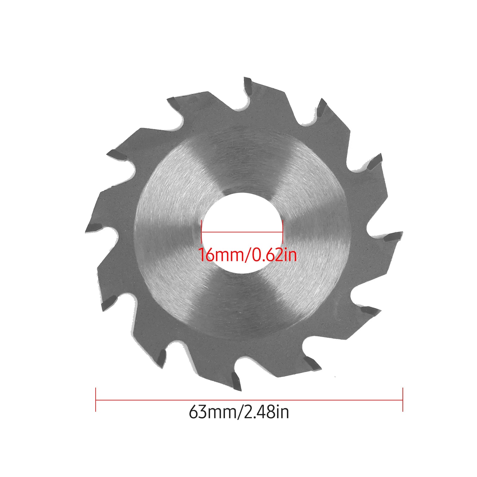 Chainsaw Blade Set  4PCS 2.5in 63mm Resin Saw Blade 60mm Emery Saw Blade 2.5inch 63mm HSS Saw Blade 2.5inch 63mm Alloy Saw Blade