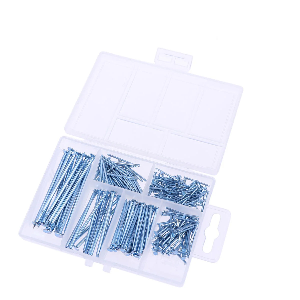 240 Pcs Brad Nails Nails Nails Round Head Nails Galvanized Brad Nails Picture Hanging Nail Assortment Kit Hardware Tools