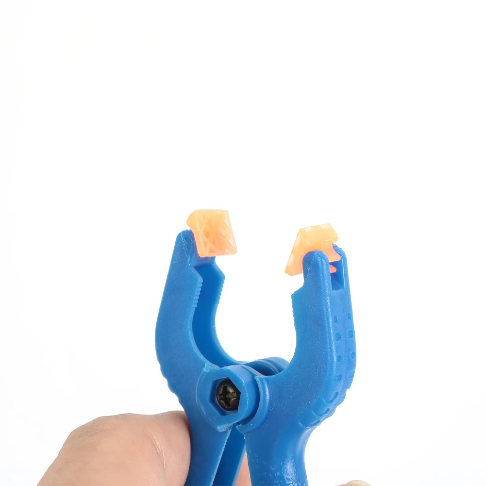 10Pcs 2 Inch Spring Clamps Woodworking Tools Plastic Nylon Grip Cramps Jaw Opening Photographic A Clip Photo Spring Clip