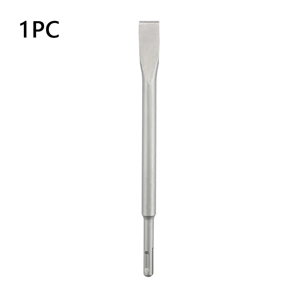 250mm Chisel Set SDS Plus Shank Electric Hammer Drill Bit Point Groove Flat Chisel Masonry Tools for Concrete Brick Wall Rock