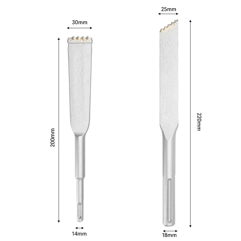 SDS PLUS Shank Electric Hammer 4Tooth Carbide Tungsten Carbide Tipped Alloy Chisel Bushing Bit For Concrete Granite Masonry Tool