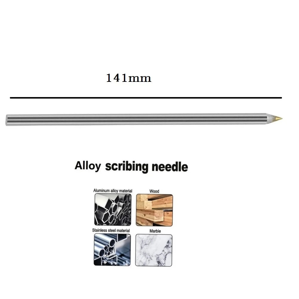 Carbide Scriber Pens Alloy Scribe Pen Metal Wood Glass Tile Cutting Marker Pencil Woodworking Hard Metal Lettering Hand Tool