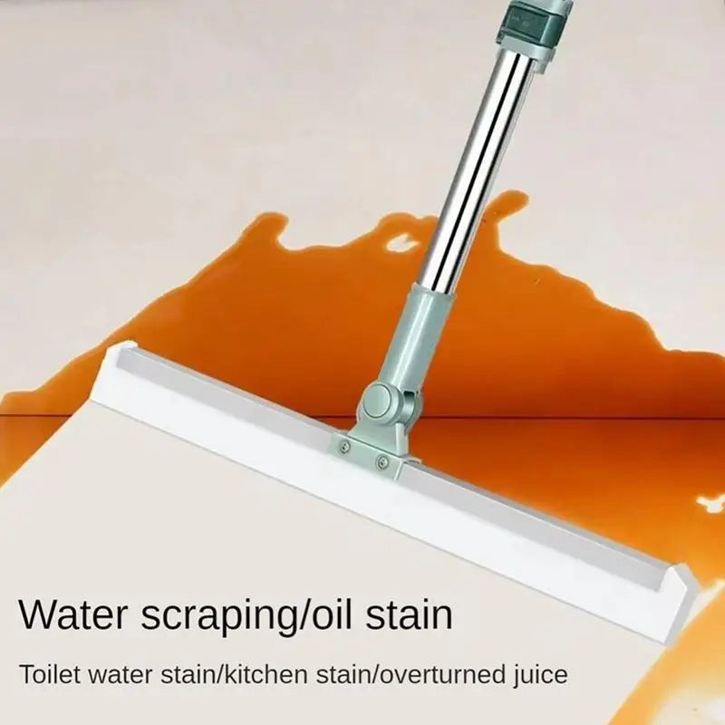Silicone Scraper Broom Floor Bathroom Squeegee Scrubber Hair Sweeping Tool Household Bathroom Sweeping Water Silicone Scraper