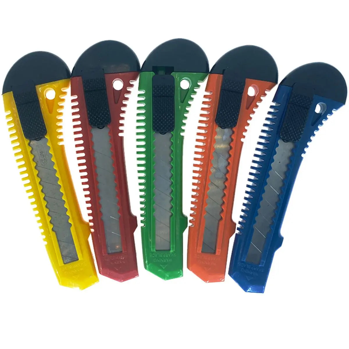 Retractable Utility Knife Box Cutter，Compact Graphic Knife for Cartons,Cardboard，18mm Razor Sharp Blade, Smooth Mechanism RX0072