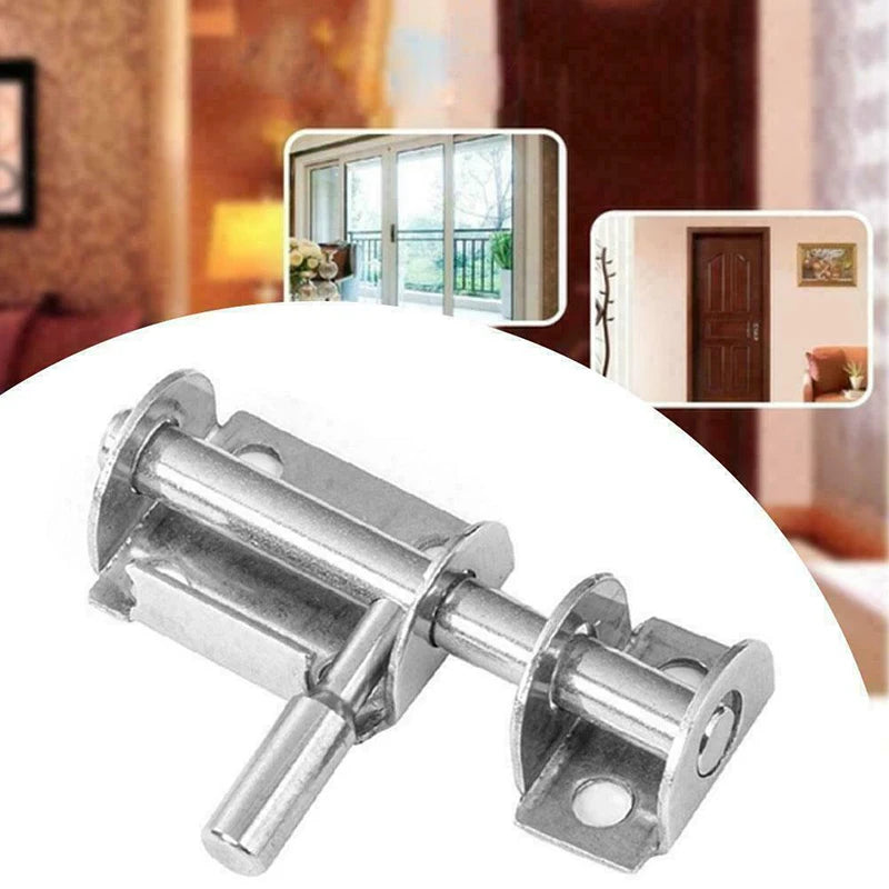 Stainless Steel Door Latch Solid Sliding Bolts Latch Hasp Home Hardware Gate Safety Toilet Door Lock