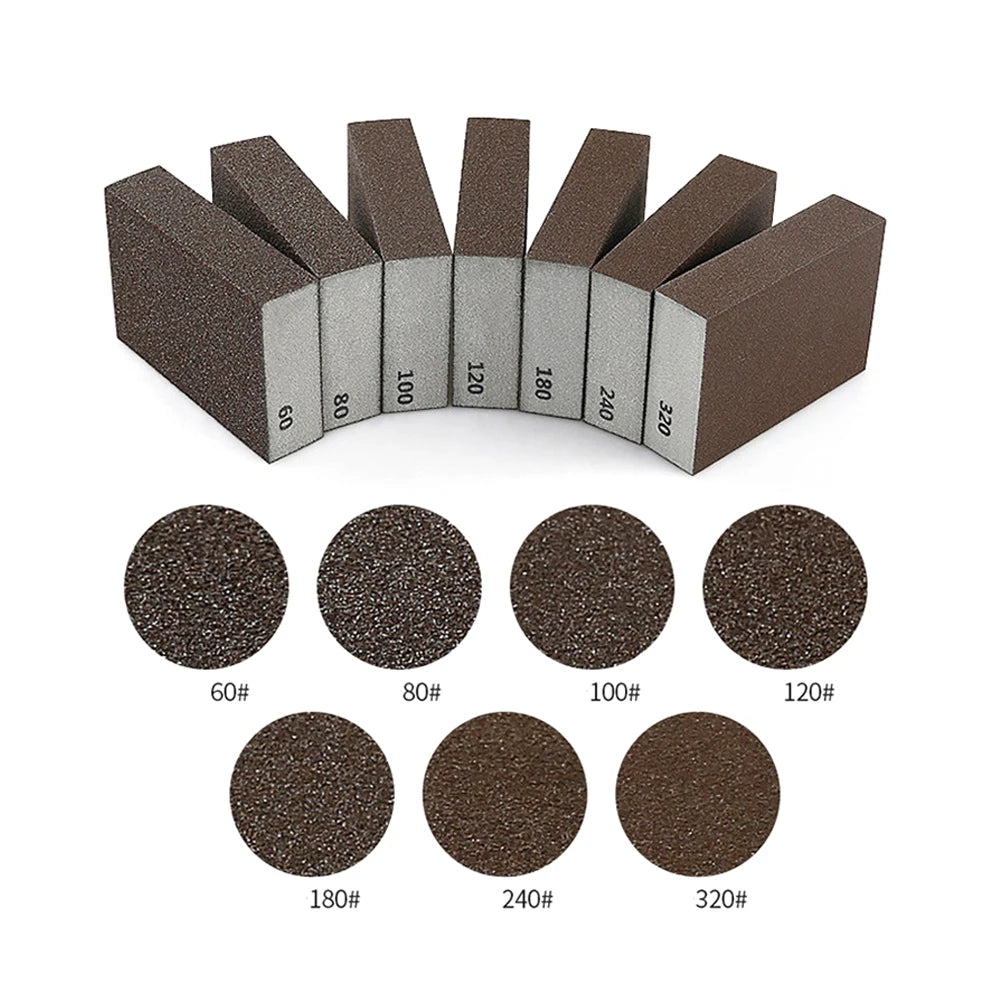 Polishing Sanding Sponges Sand Block Sandpaper Polished Sand Brick Washable Metal Derusting Sandpaper