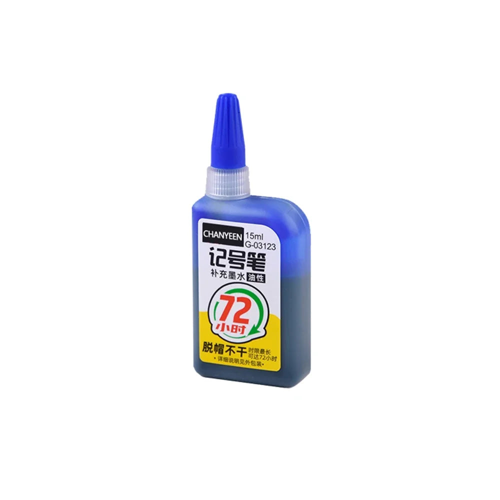45mm Waterproof Deep Hole Marker Pens Long Nib Head Carpenter Pen Black/Blue/Red Ink for Multi-Purpose Woodworking Hand Tools
