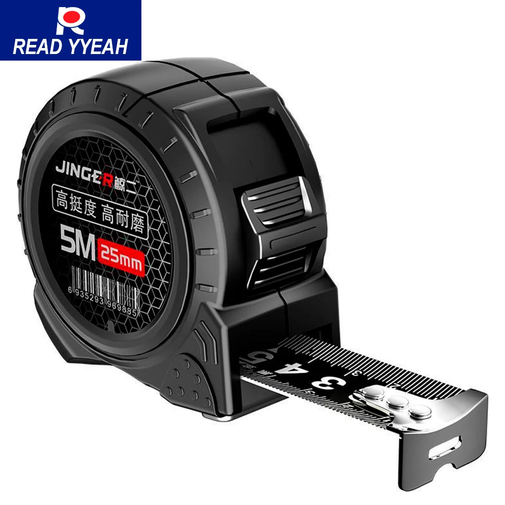 Measuring Tape Self 5/10M High Precision Wear-resistant Ruler Measuring Tools Locking Fluorescent Steel Tape Measure Retractable