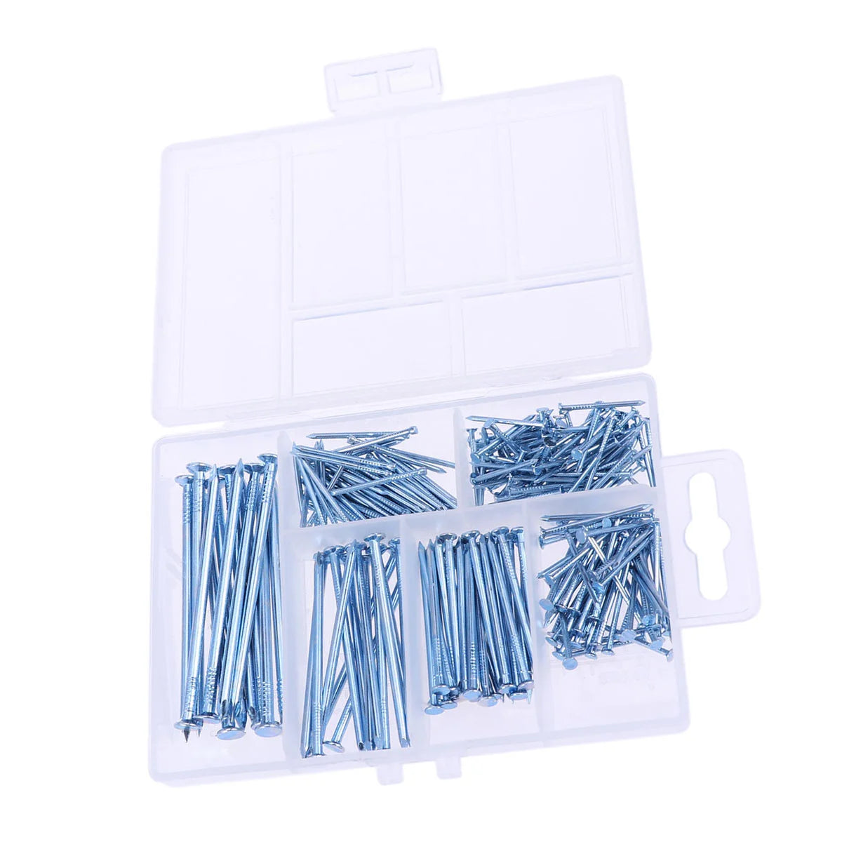240 Pcs Brad Nails Nails Nails Round Head Nails Galvanized Brad Nails Picture Hanging Nail Assortment Kit Hardware Tools