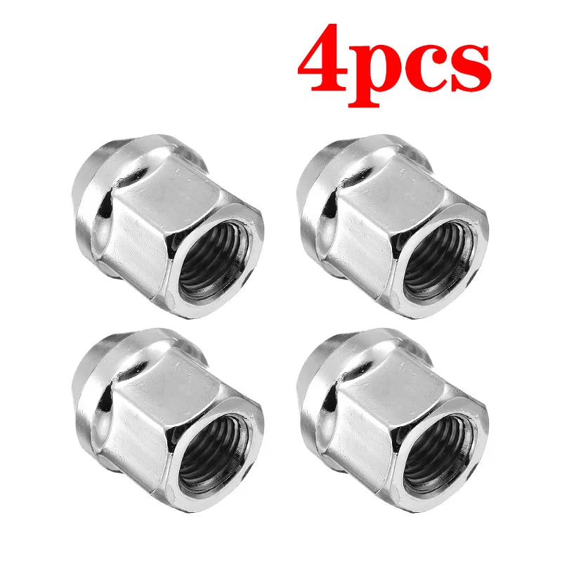 4pcs Bolts M12 x 1.5Nuts Alloy Wheel For Ford For FIESTA For FOCUS KA 19mm For MONDEO For C-MAX 1988-2014 Bolts