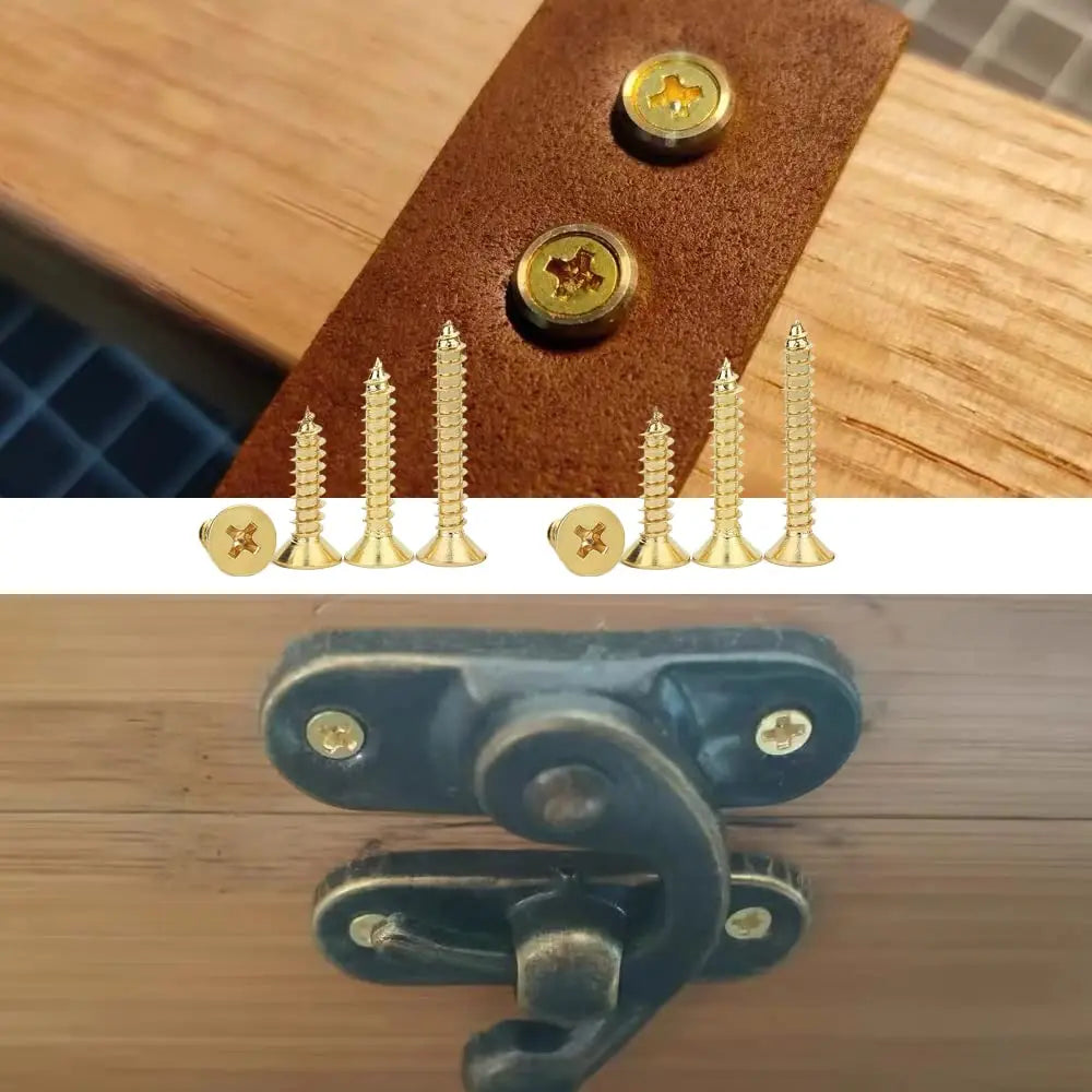Wood Screws M2 M2.5 M3 Small Flat Head Screws Combination 5 Mm 6 Mm 7 Mm 10 Mm Miniature Brass Self-Tapping Screws
