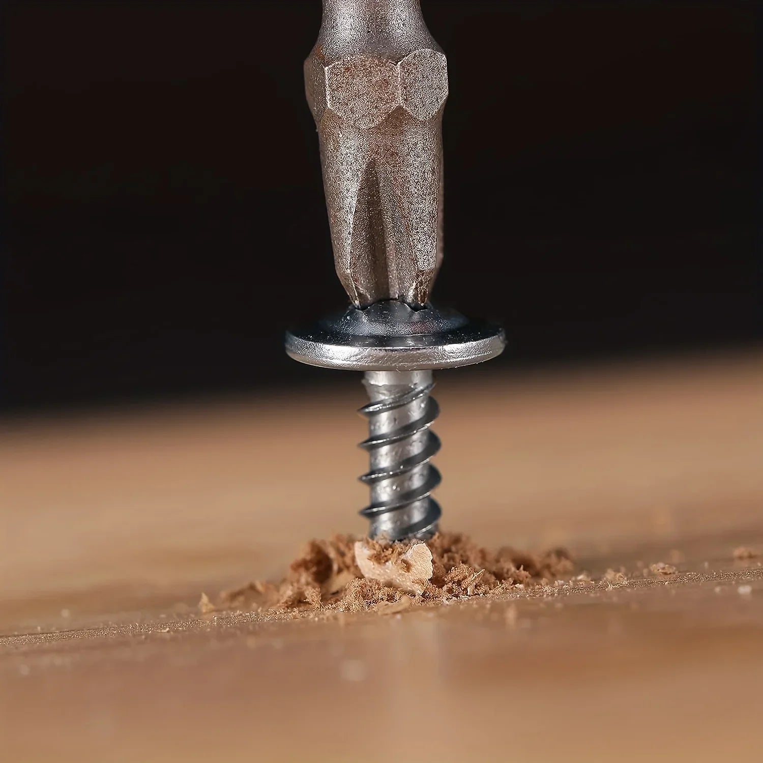 #8 Phillips Truss Head Self Drilling Tek Screw Zinc Oxide Sheet Metal Screws Fast Self Tapping Screws Lath to Metal Studs 100Pcs