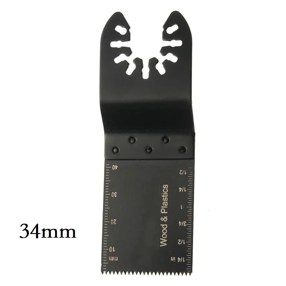 6Pcs Multi Tool Blades Oscillating Saw Blade High Carbon Steel Bi-Metal Arc Edge for Wood Metal Plastic Cutting