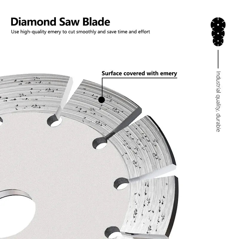 XCAN 5pcs 85mm Cutting Tool Wood Saw Blades for Multi-function Power Tool Circular Saw Blade Bore 10mm 15mm Wood Cutting Disc